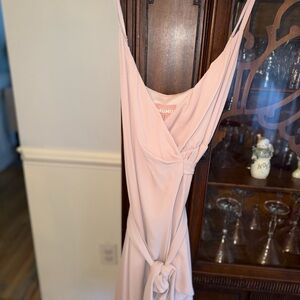 Show Me Your MuMu Light Pink Backless Dress